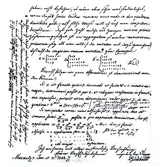 Letter goldbach euler